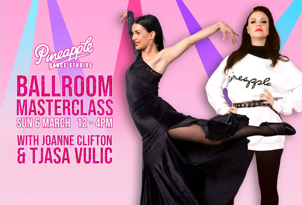 Ballroom Masterclass with Joan Cliffton and Tjasa Vulic at Pineapple Dance Studios